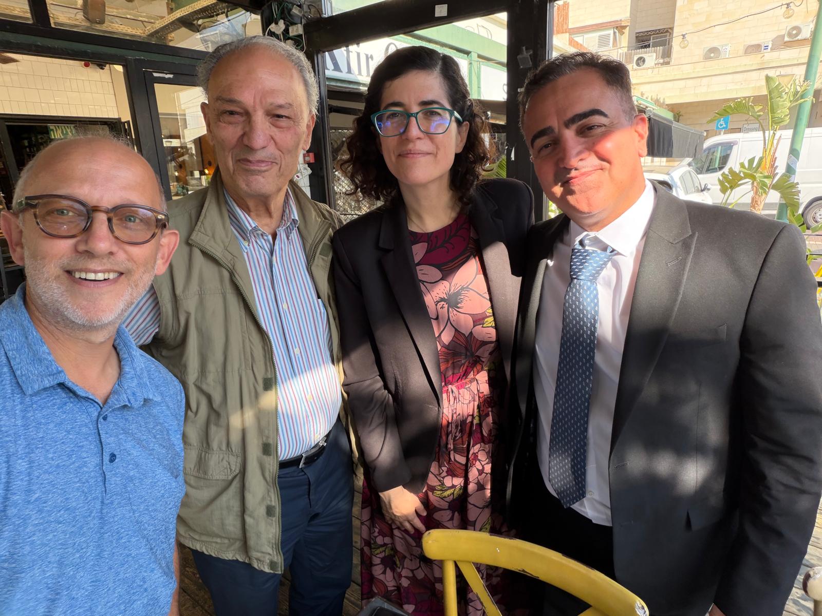 A group photograph from my meeting with Michal Maayan during my visit to Israel.